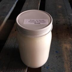 11 Strain Goat Yogurt – Glass – PINT