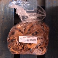 Sweet Potato Chips –  1/2 lb