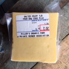 Colby Cheese – A2/A2 – Salted – per lb