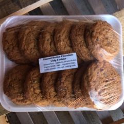 Almond Butter Chocolate Chip Cookies