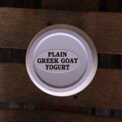 Goat Greek Yogurt – PLAIN – Glass – PINT