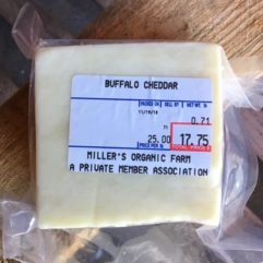 Buffalo A2/A2 Cheddar – per lb